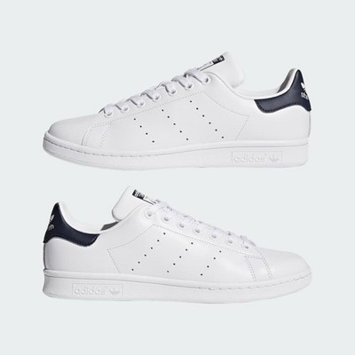 Size 8 - adidas Stan Smith White Collegiate Navy