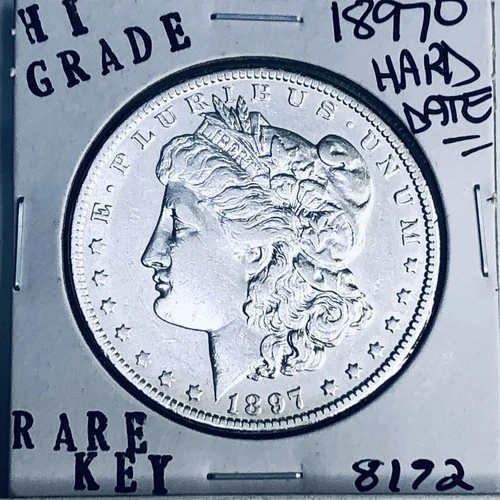 1897 O MORGAN SILVER DOLLAR HI GRADE GENUINE U.S. MINT RARE KEY COIN 8192