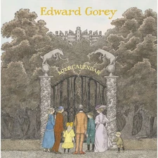Pomegranate,  Edward Gorey 2026 Wall Calendar, 12'' X 12'', 12-Month Calendar wi