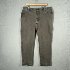 Sitka Three Season Pants Mens 38x31 Brown Denim 5 Pocket Regular Straight Leg