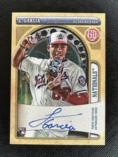 2021 Topps Gypsy Queen Luis Garcia RC Auto #GQA-LG Nationals Rookie