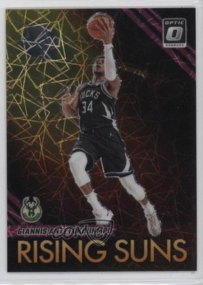 2023 Panini Donruss Optic Pink Velocity Prizm 11/79 Giannis Antetokounmpo 16wc