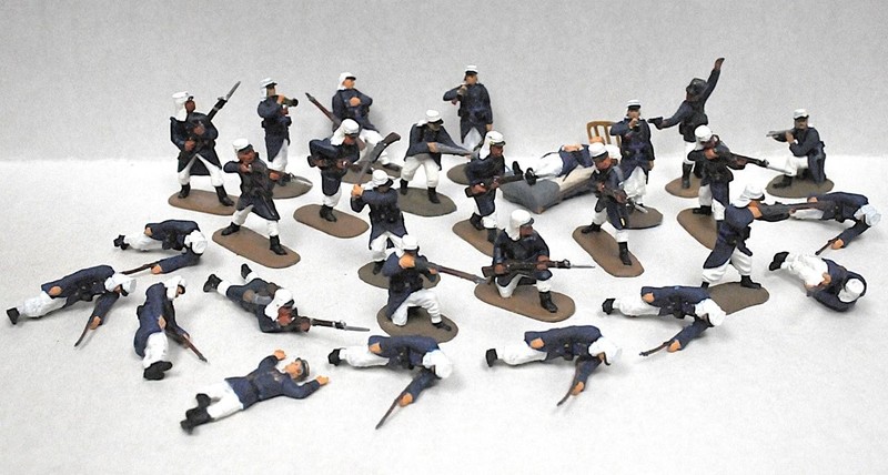 Conte Collectibles-Armies in Plastic French Foreign Legion, 28 Piece Assortment