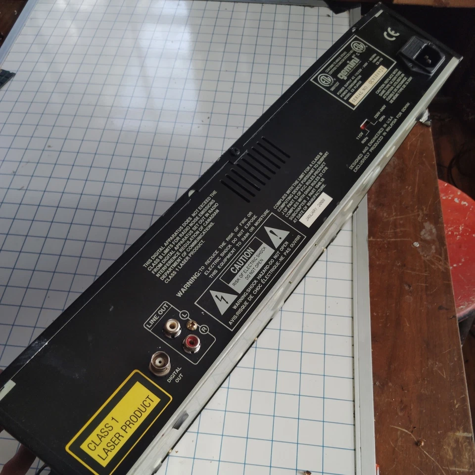 Gemini CD-110 Profesional Montaje en Rack Único DJ Reproductor de CD Funciona Foto 3 de 4