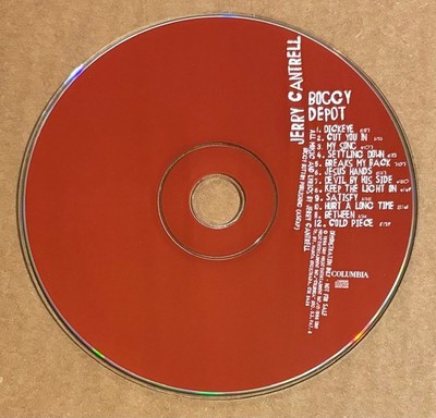 Jerry Cantrell (of Alice in Chains) - Boggy Depot RARE promo