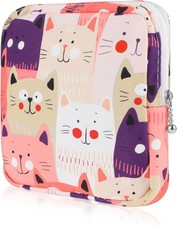 Sanitary Napkin Storage Bag Portable Period Pouch for Girls Tampon Disposal Bags