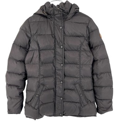 Tommy Hilfiger Women's Bomber Hooded Down Jacket Coat Size M