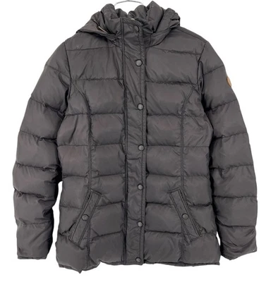 TOMMY HILFIGER Damen Bomber Kapuzen Daunenjacke Mantel Größe M - Bild 1 von 4
