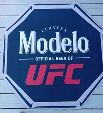 CERVEZA MODELO OFFICIAL BEER OF UFC  44" X 47"  MAN CAVE FLOOR RUBBER BAR MAT