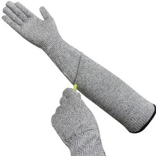 Long Sleeve Gardening Gloves - Padded Forearm Protection for Rose Pruning