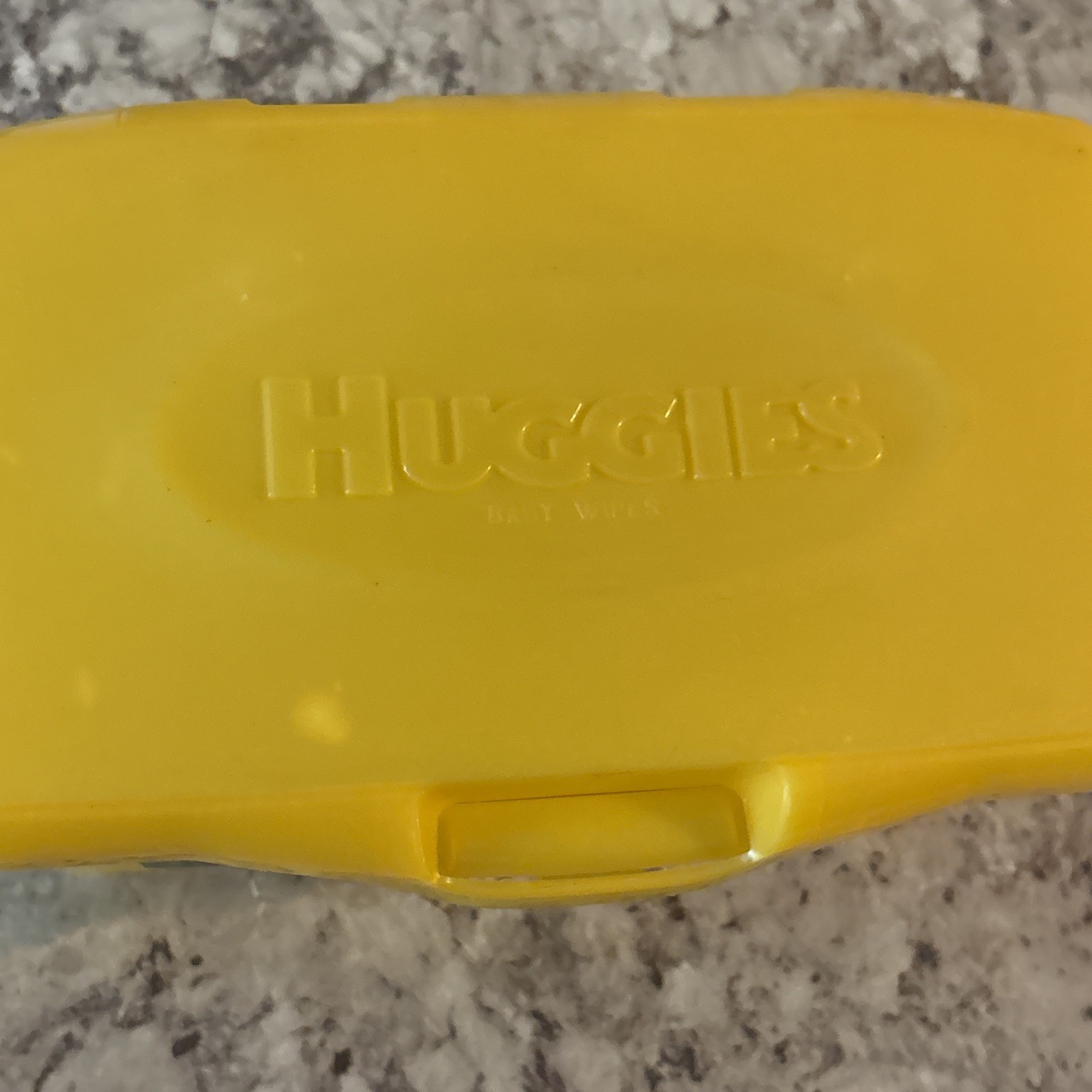 Vintage Disney Lion King Yellow Huggies Baby Wipes Container EMPTY