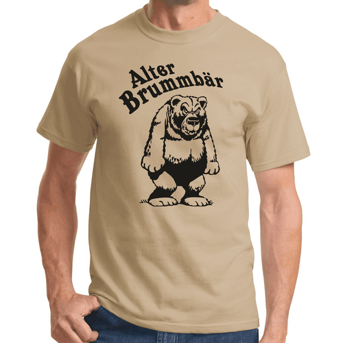 Alter Brummbär Bär Bear Sprüche Spruch Geschenk Spaß Fun Comedy Lustig T-Shirt - Afbeelding 1 van 1