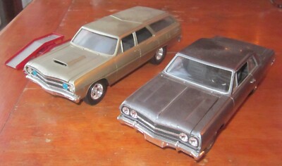 Revell AMT 1965 Chevelle HT and Wagon Drag Hot Rod Built 1:25