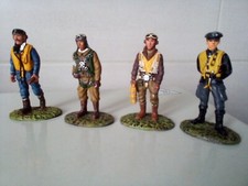 4 Pilot fighter Hachette Altaya soldat soldier figurine plomb collection TBE WW2