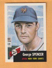 George Spencer New York Giants 1991 Topps Archives '53 #115 Ohio State Buckeyes