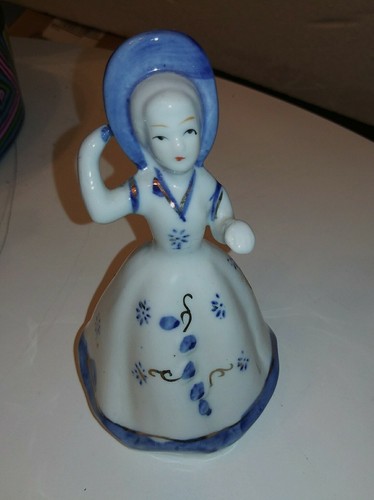 DELFT, MADE IN ITALY & UNBRANDED BLUE & WHITE PORCELAIN FIGURINES LOT SALE 6 Pcs - Picture 4 of 8