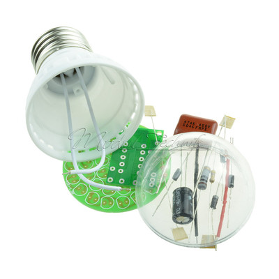 1 Set Energy-Saving 38 LEDs Lamps DIY Kits Electronic Suite