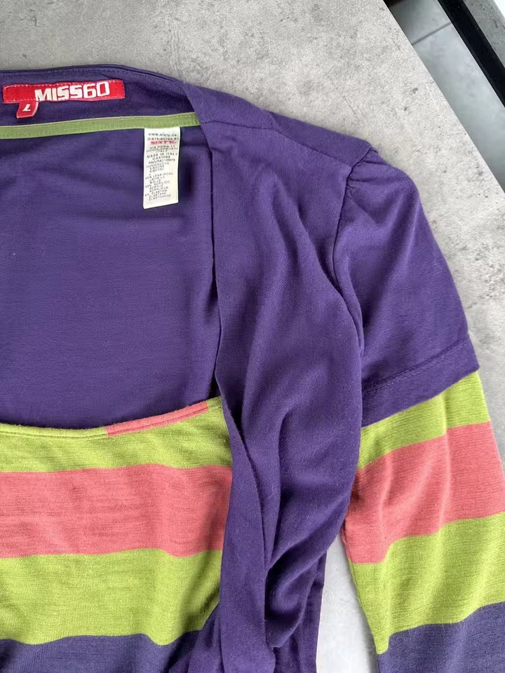 Miss Sixty Multicolor Manga Larga Mujer Talla L Foto 4 de 4