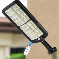 Commercial Solar Street Flood Light LED Lamp Outdoor Area Dusk-To-Dawn Wall Lamp