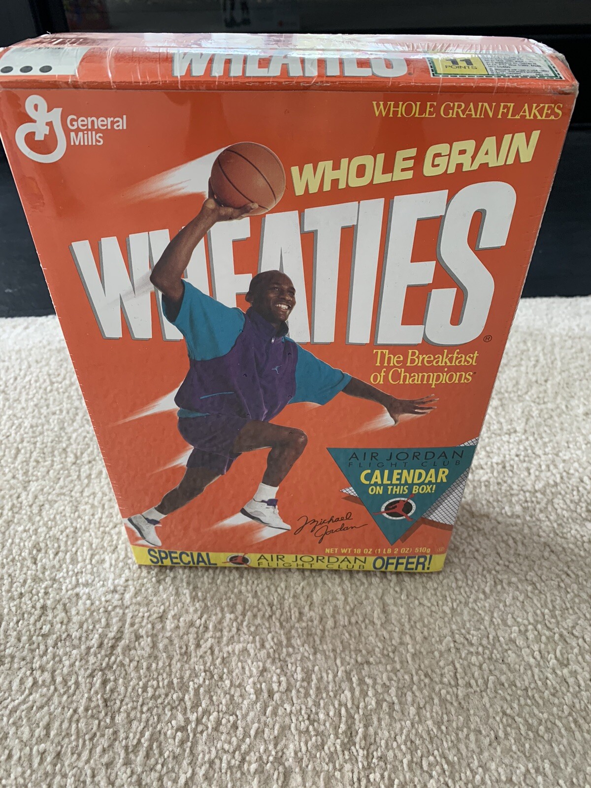 1991 Michael Jordan Wheaties Box Sealed Unopened 