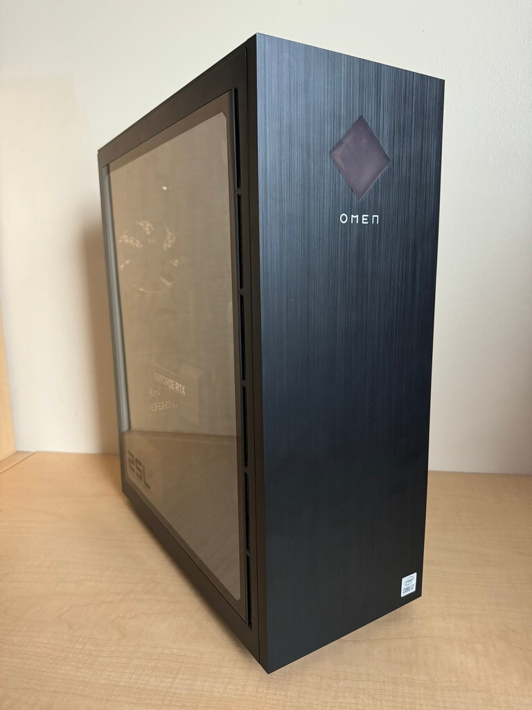 HP OMEN 25L Gaming Desktop, Black, RTX 2060 SUPER, Intel Core i7