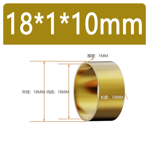 Brass Tube Copper Tube Bushing Bearings Round Hollow Tube Outer Diameter 6 -40mm - Picture 57 of 203