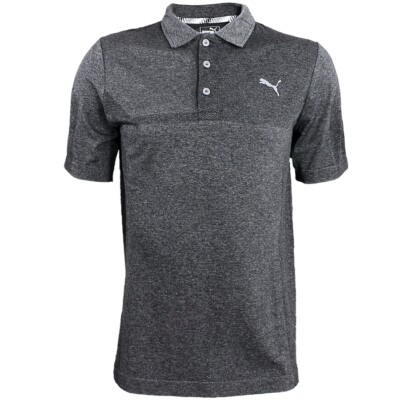 Mercedes-Benz Evoknit Golf Poloshirt Puma schwarz Herren Kurzarm-Shirt NEU