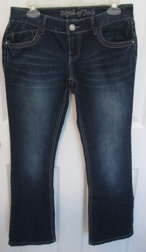 Jeans donna MYTH OF JADE lavaggio scuro taglia 6 bootcut elasticizzato