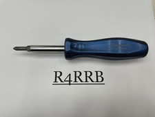 Snap-on Tools New Power Blue Hard Grip Reversible Blade Screwdriver Set Sddd41mb Snap-on Tools New Power Blue Hard Grip Reversible Blade Screwdriver Set Sddd41mb