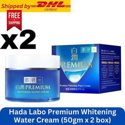 Whitening Water Cream Hada Labo Premium 50g x2 - Niacinamide, Arbutin, Vitamin C