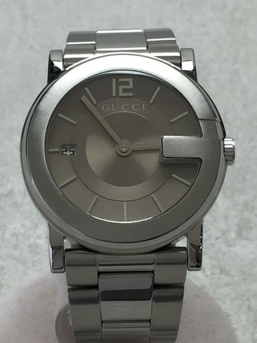 Gucci 101J Quartz Stainless Steel Gray 