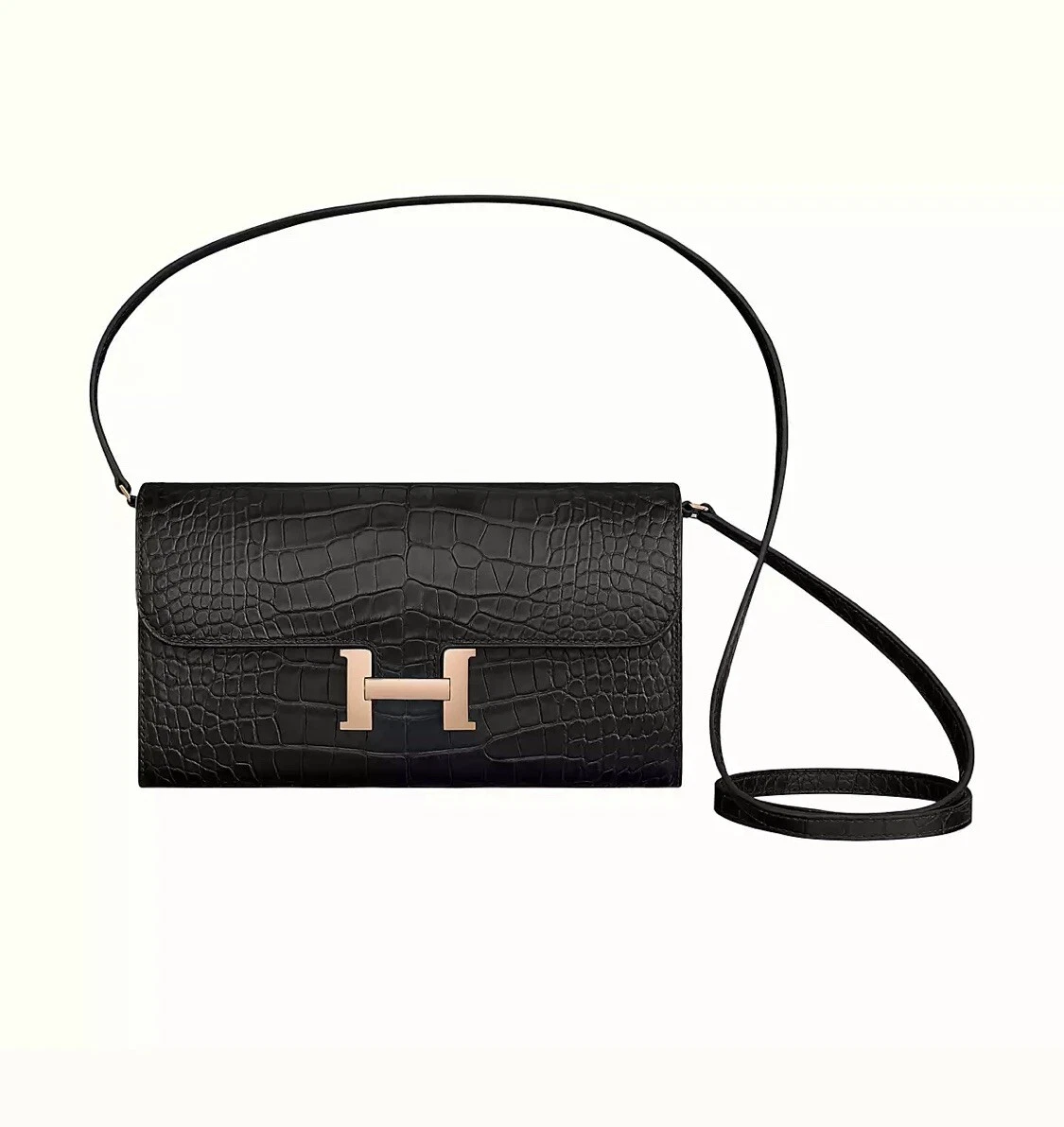 Hermès Authentic w RECEIPT Constance To Go Matte Black Noir GHW