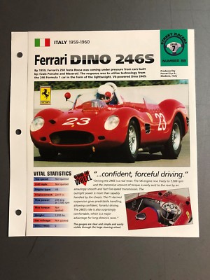 1959 - 1960 Ferrari 246S Spyder IMP 