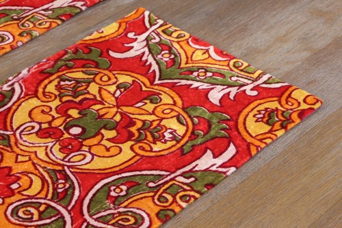 Velvet Pillow Cover Uzbek SET of 3 pcs 14.57" x 21.26" Fast Shipment 16585 - Picture 8 of 10