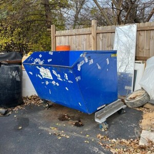 Steel Self-Dumping Forklift Hopper