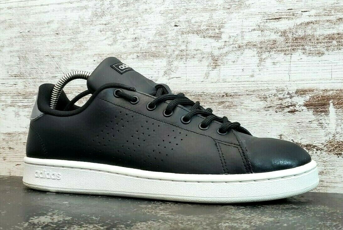 Size 9.5 - adidas Advantage Tennis Core Black for sale online | eBay