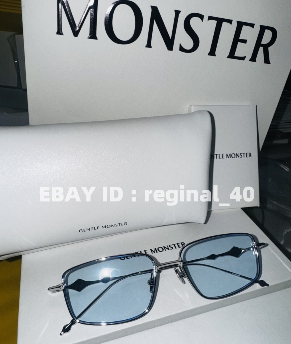 NEW GENTLEMONSTER SUNGLASSES - ATOMIC 02(B) SILVER FRAME NEW GENTLEMONSTER SUNGLASSES - ATOMIC 02(B) SILVER FRAME