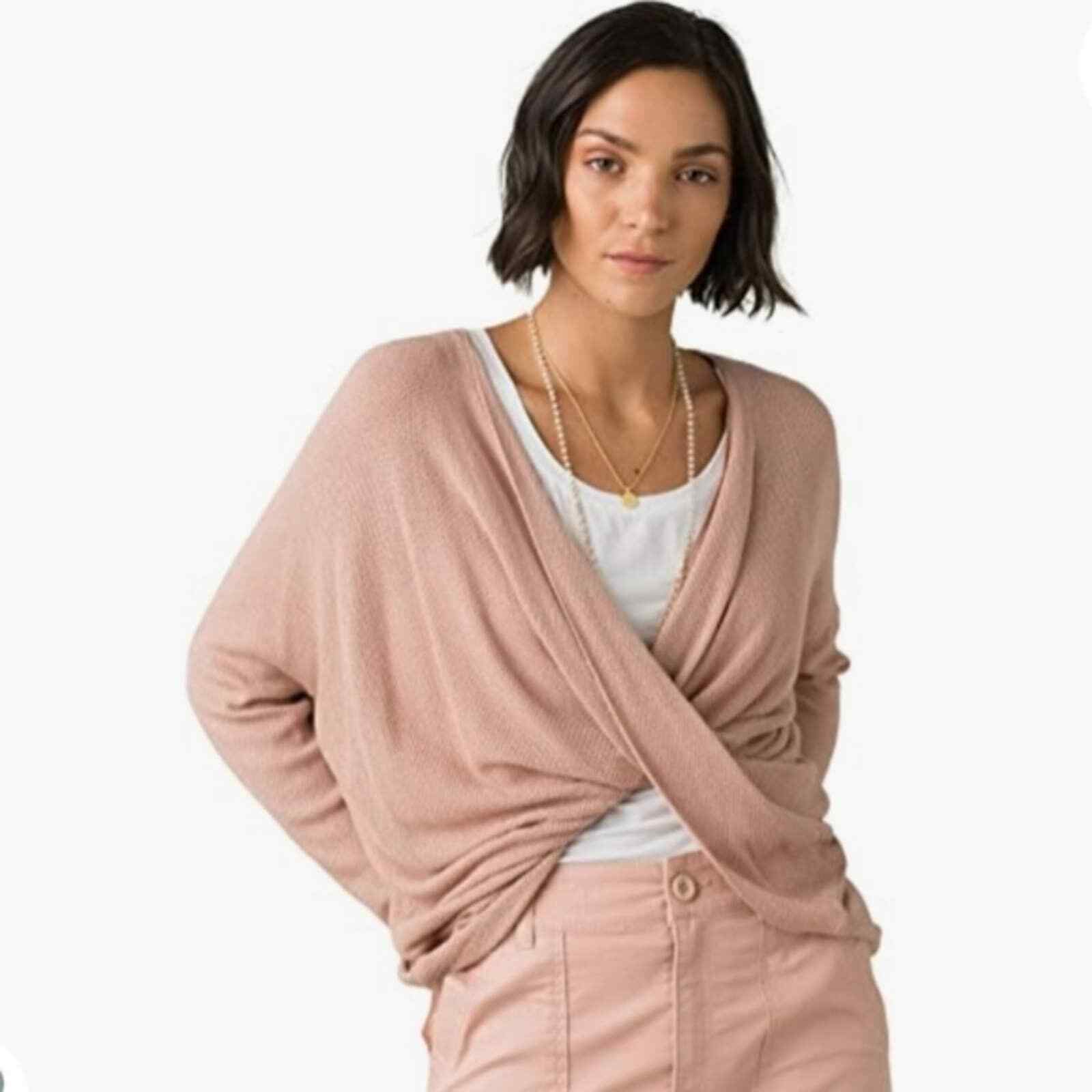 NWT! Prana Narcisso Twist Front Sweater 
