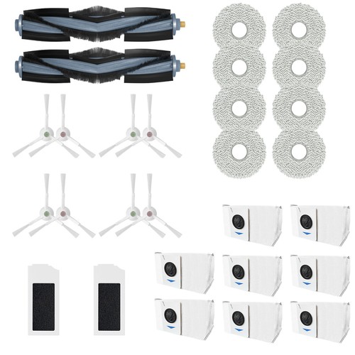Main Brush/Side Brush Dust Bag/Bracket/Dust Box/Cover Plate for Ecovacs T10S PRO - Picture 29 of 30