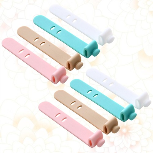 32 Pcs Silicone Fixing Tape Cord Ties for Electronics Storage Organizer - Photo 8/12