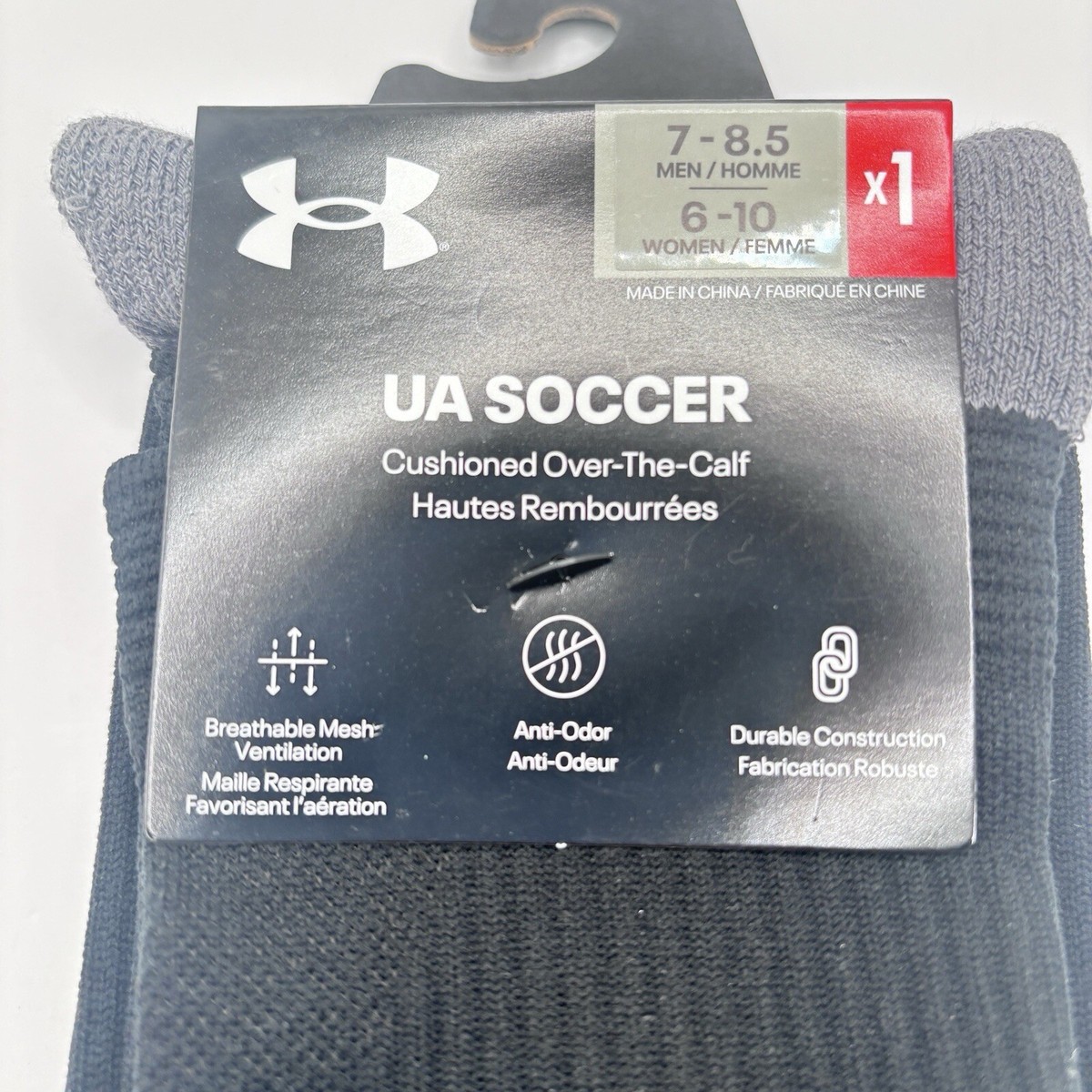 ET様オーダー Under Armour UA Unisex Team Cushioned Over The Calf Soccer