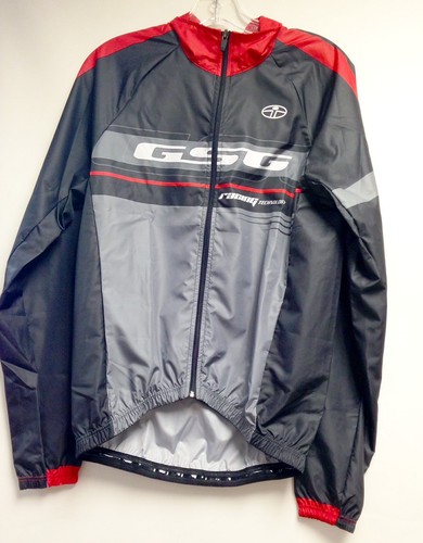 Team CYCLING Packable Wind Jacket (Red 