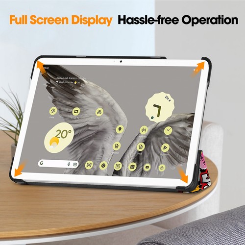 For Google Pixel Tablet 2023 Case Folio Slim Lightweight Multi Angle Stand Case - Picture 79 of 91