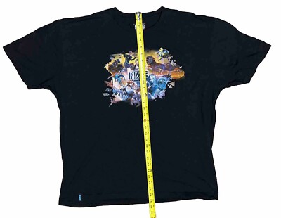 BlizzCon 2017 Anaheim 2XL T-Shirt Black Blizz Con World Of