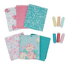 Crafter's Companion Sew Lovely Fabric and Threads Bundle NEW 624309