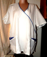 Oltex Scrub Top 2XL with Drawstring Waist Adjustment