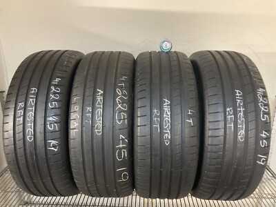 NO SHIPPING ONLY LOCAL PICK UP Set 4 Tires 225 45 19 Dunlop SportMaxx RT2 RunFla