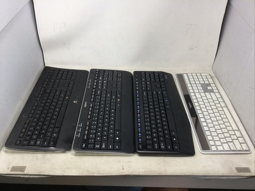 Lot of 19 Logitech K270 K360 K750 K800+ Wireless Keyboard Qwerty No Dongle Parts - Photo 12/23