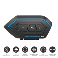 Motorcycle Helmet Headset Wireless Bluetooth Headphone Speaker Hands-Free X6