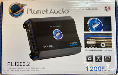 Planet Audio PL1200.2 Pulse Series Car Audio Amplifier